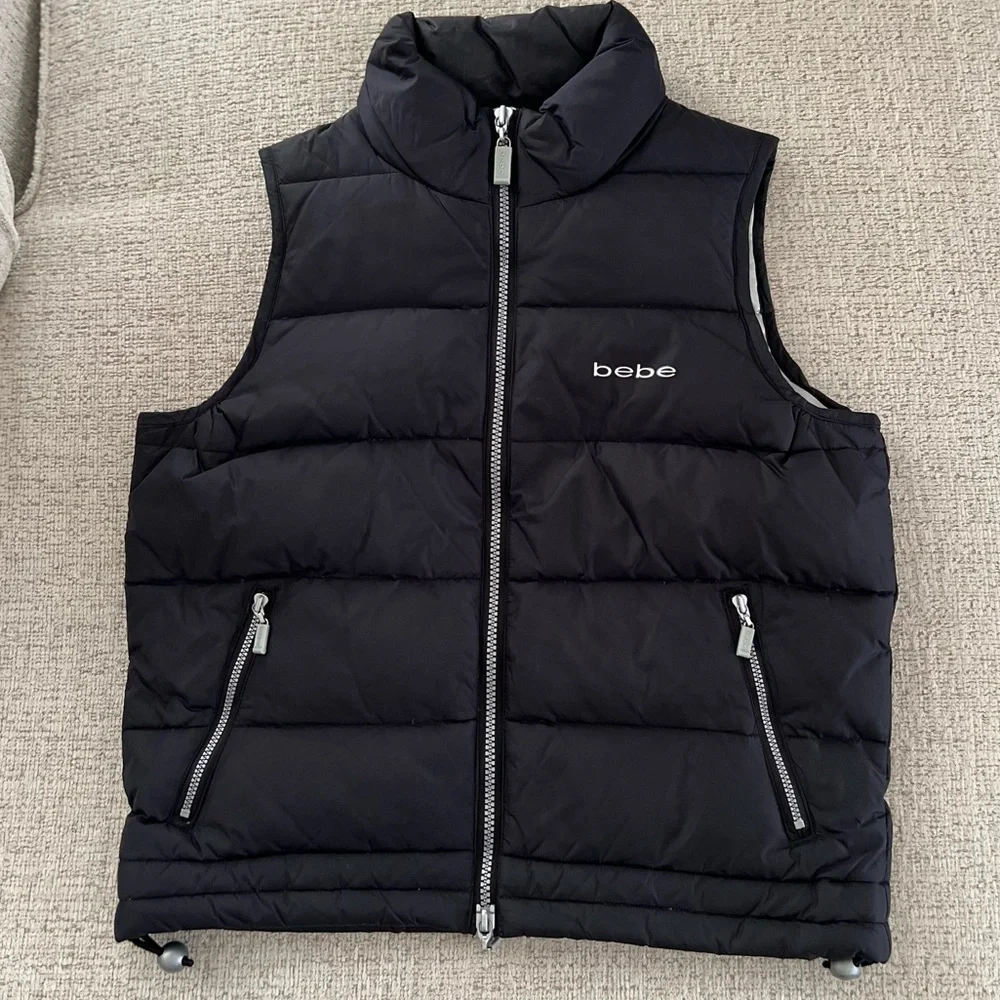 Women’s Vintage Bebe Sport Puffer Vest - Picture 3 of 7